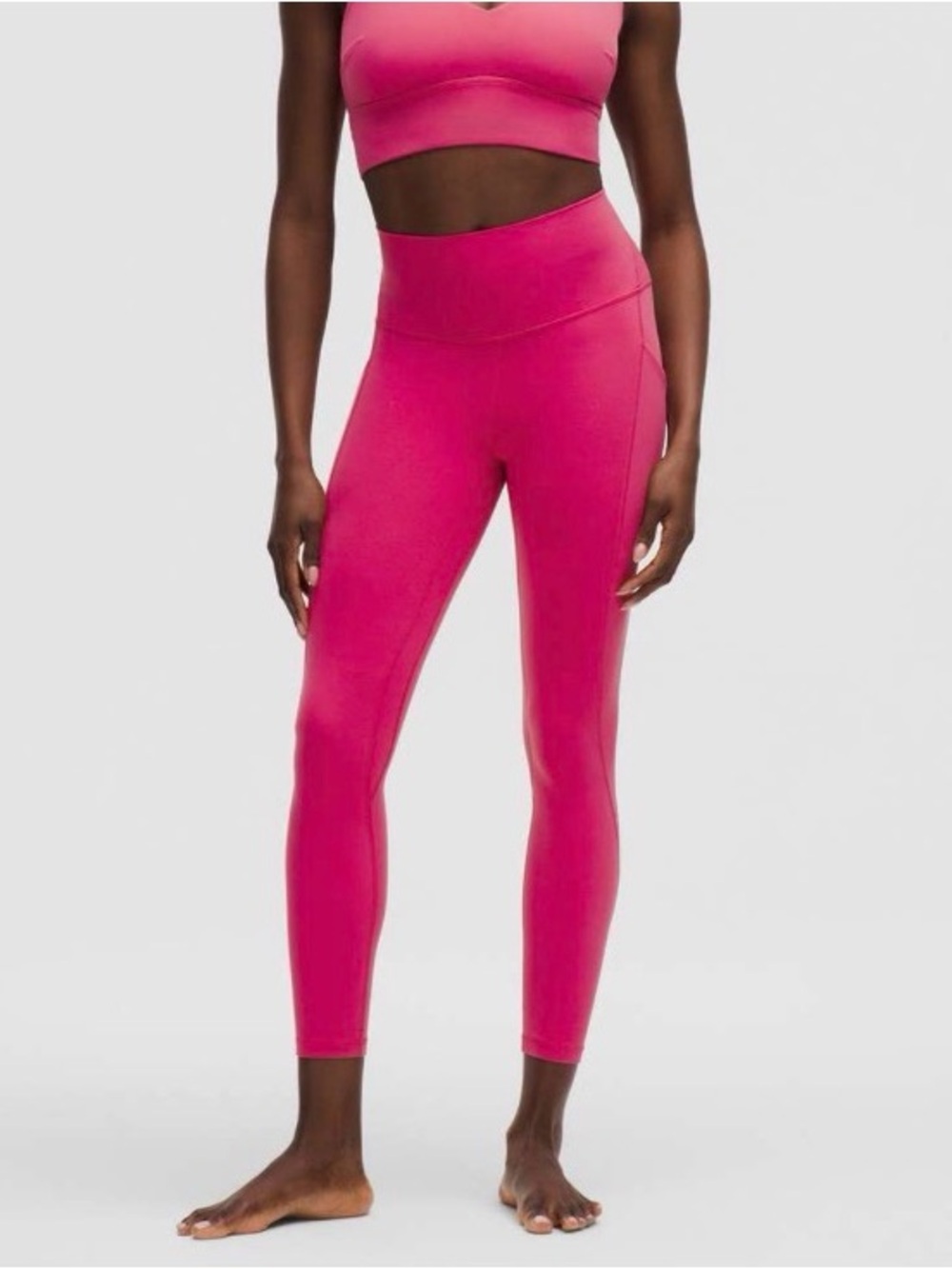 Lululemon Align High-Rise Pant with Pockets 25" in Raspberry Coulis - 6